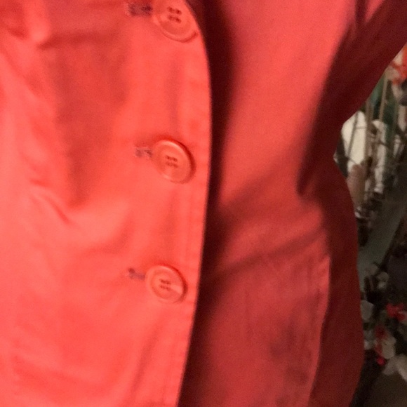 NWOT Monroe & Main Orange Sleeves 2-Pc Cotton Suit - Picture 3 of 8